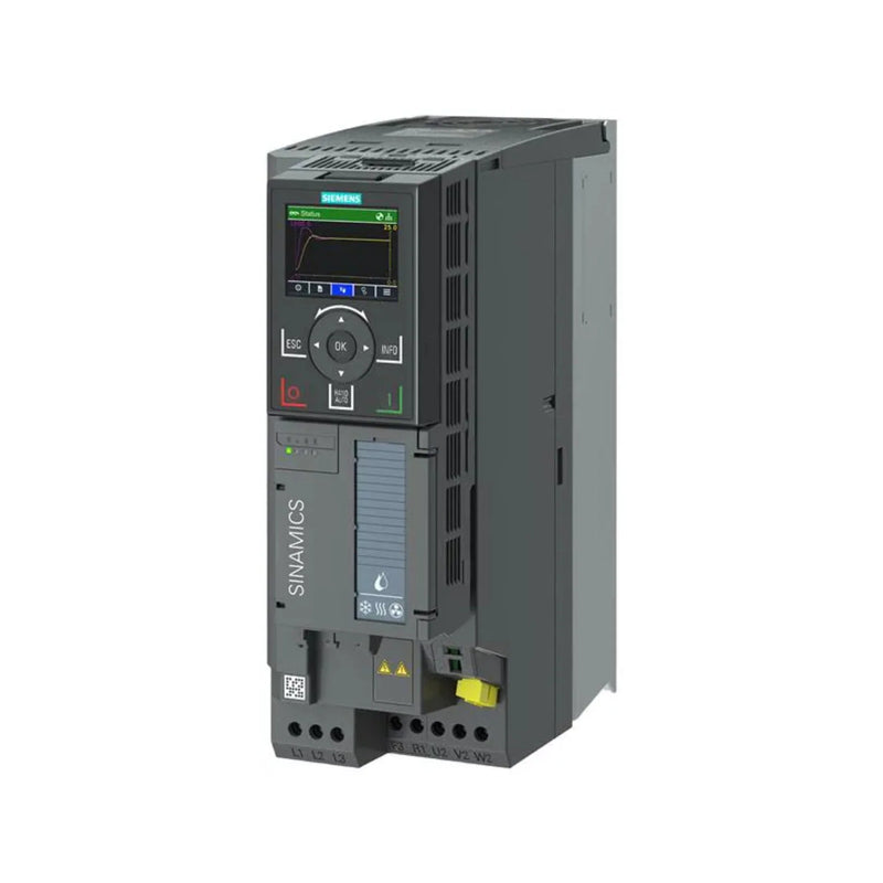 Módulo compacto Siemens 6SL3220-3YE22-0UF0 para controle preciso de motor e movimento, 222 A.