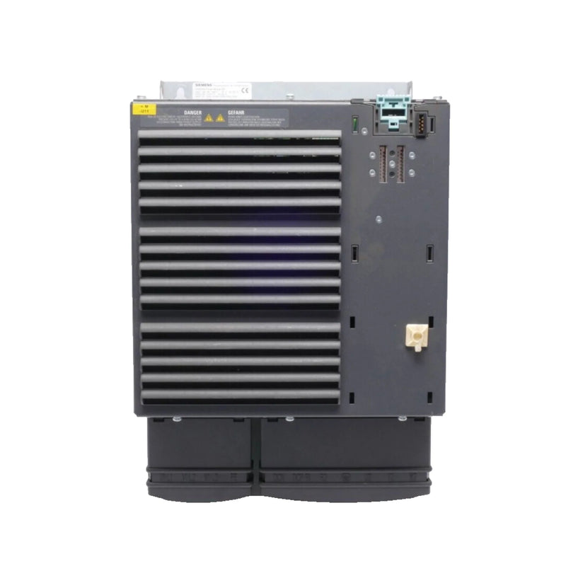 Unidade de controle Siemens 6SL3225-0BE31-5UA0, 400 V, para controle preciso de motores industriais.
