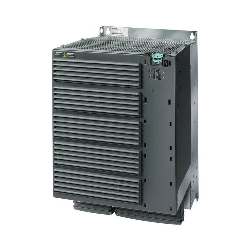 Módulo de potência em chassi Siemens SINAMICS S120, 550 A, para automação industrial pesada.