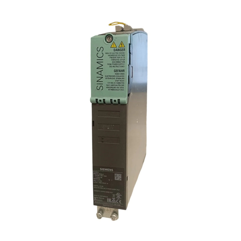 Unidade de controle Siemens 6SL3400-1AE31-0AA1 SINAMICS S120 para controle avançado de motores multi-eixo.