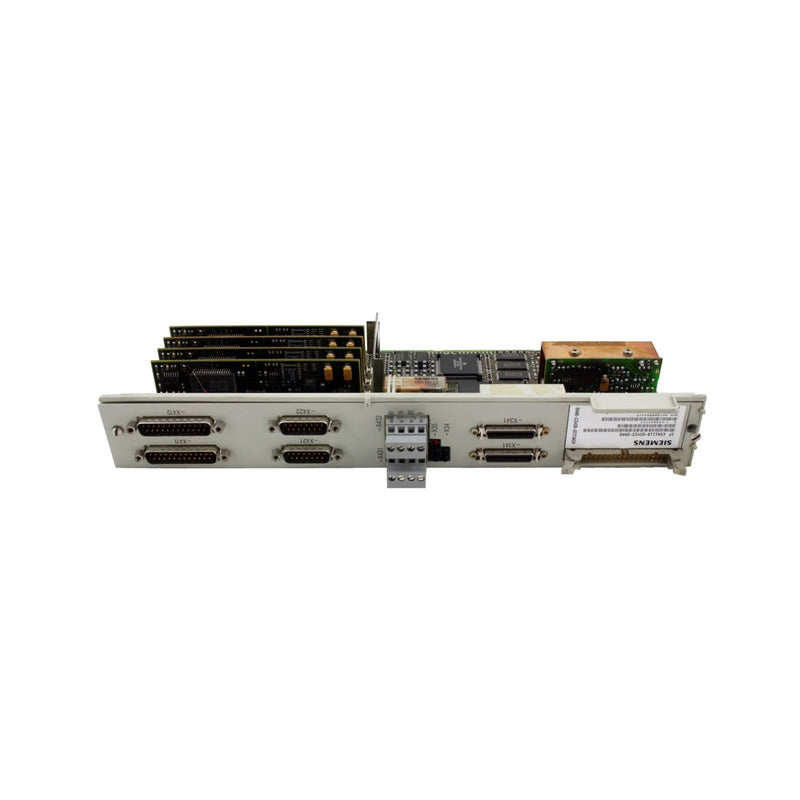 Placa controladora de duplo eixo Siemens 6SN1118-0DH22-0AA0 para controle preciso de movimento.