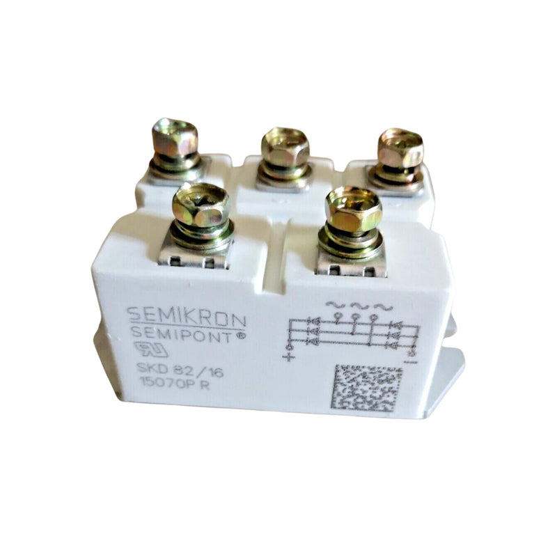 Módulo de diodo Semikron SKD82/16 82A 1600V SEMIPACK 1 para retificação industrial