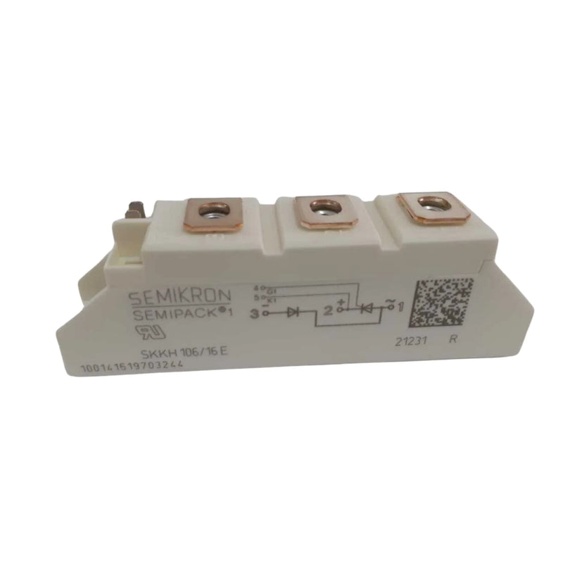 Módulo tiristor Semikron SKKH106/16E 106A 1600V em encapsulamento SEMIPACK 1 para aplicações industriais