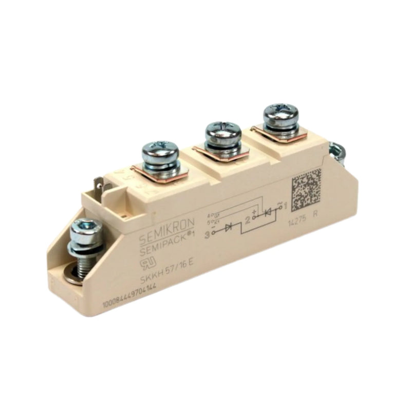 Módulo tiristor Semikron SKKH 57/16E 65A 1600V em encapsulamento SEMIPACK 1.