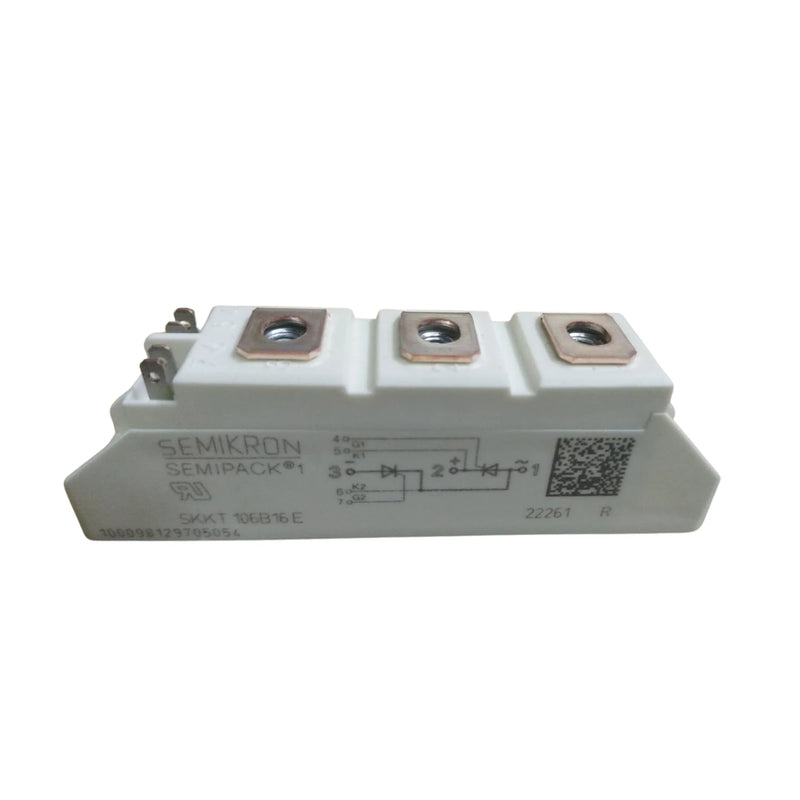 Módulo Semikron SKKT 106B/16E tiristor e diodo 106A 1600V SEMIPACK 2B para retificação industrial