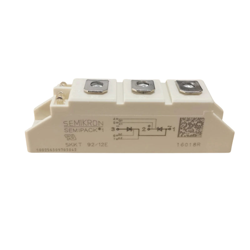 Módulo tiristor/diodo Semikron SKKT 92/12E 92A 1200V em encapsulamento SEMIPACK 1.