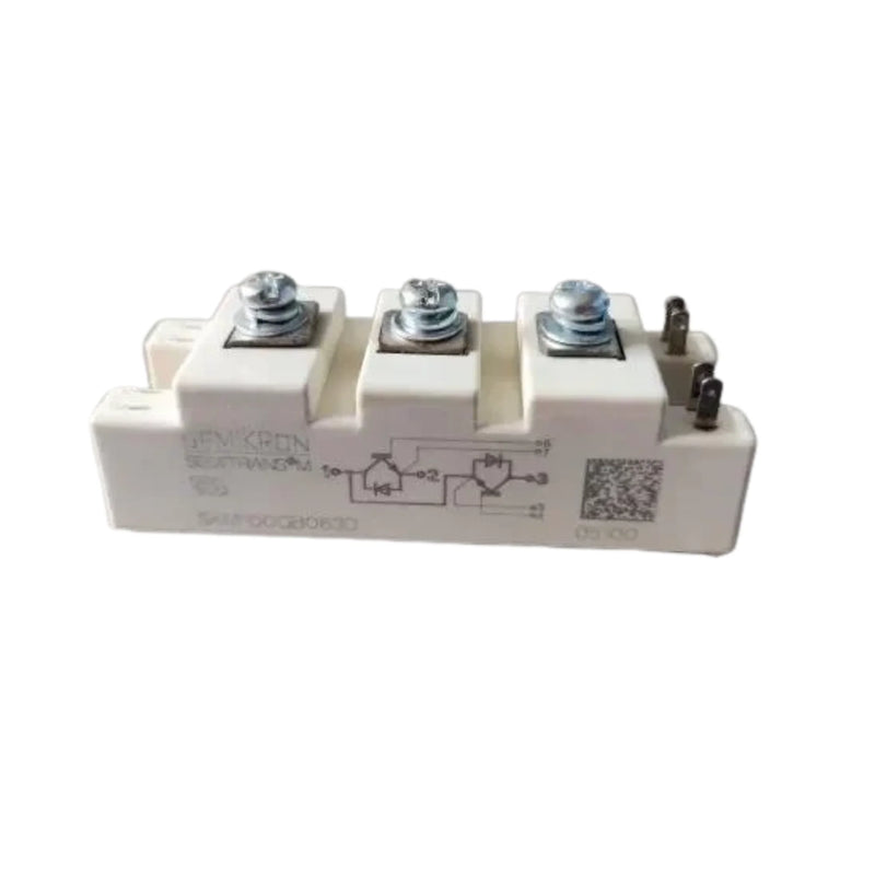 Módulo IGBT Semikron SKM100GB063D 100A 600V SEMITRANS 2 com diodo para inversores industriais