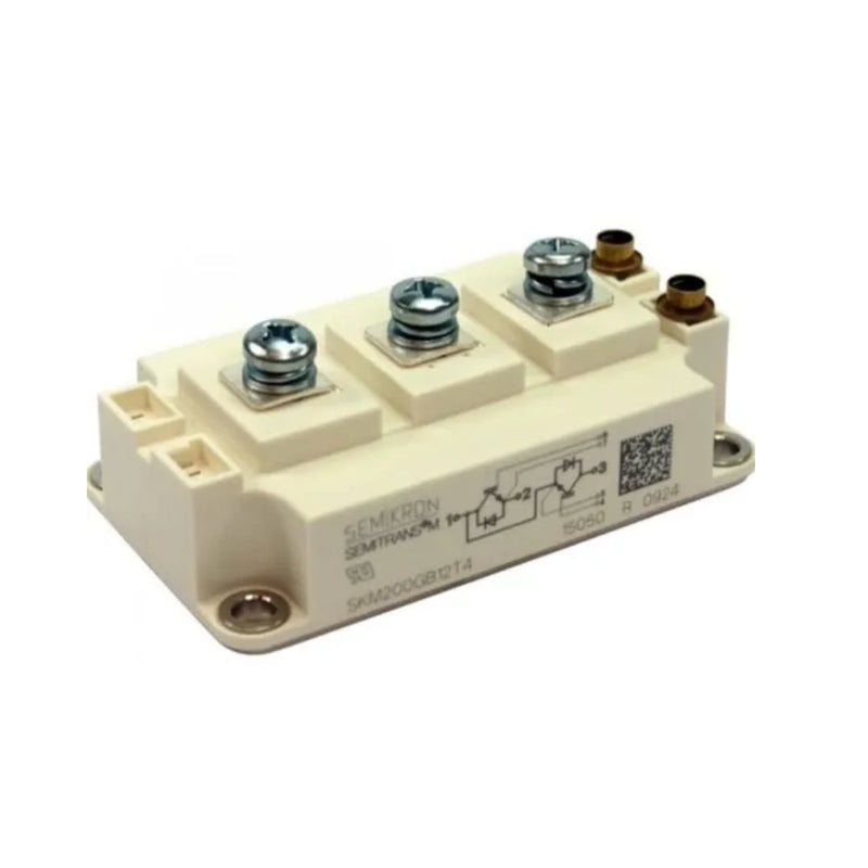 Módulo IGBT Semikron SKM200GB12T4 200A 1200V com diodo SEMITRANS 2 para aplicações industriais