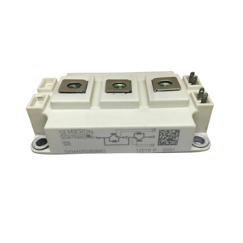 Módulo IGBT Semikron SKM400GB066D 400A 600V SEMITRANS 2 para inversores e acionamentos industriais