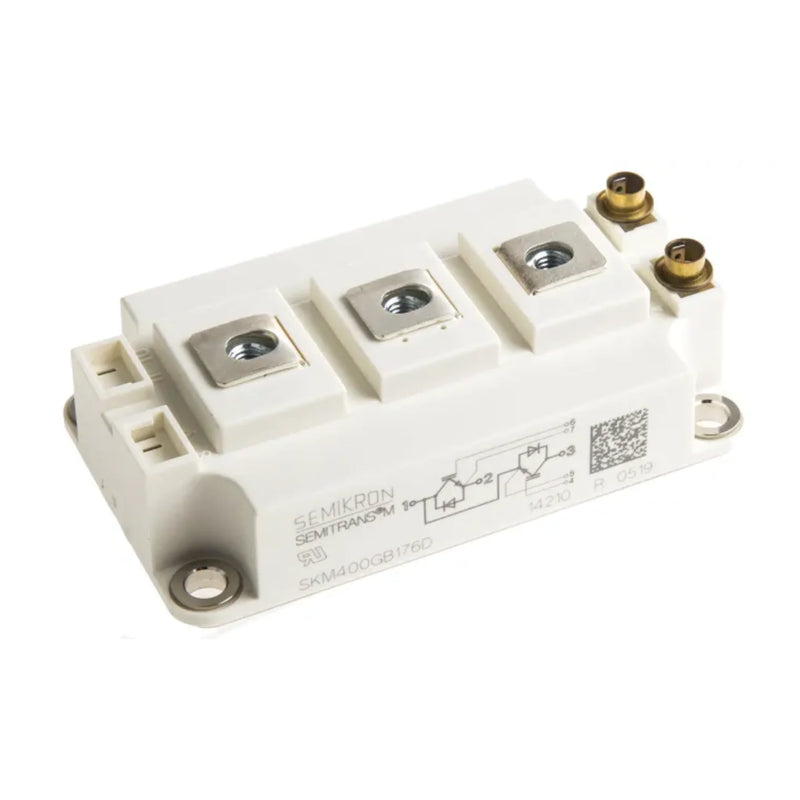 Módulo IGBT Semikron SKM400GB176D 400A 1700V SEMITRANS 2 com diodo para inversores industriais