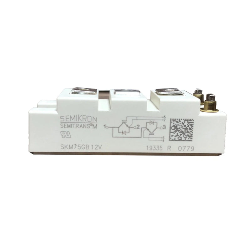Módulo IGBT Semikron SKM75GB12V 75A 1200V SEMITRANS 3 para inversores e acionamentos industriais